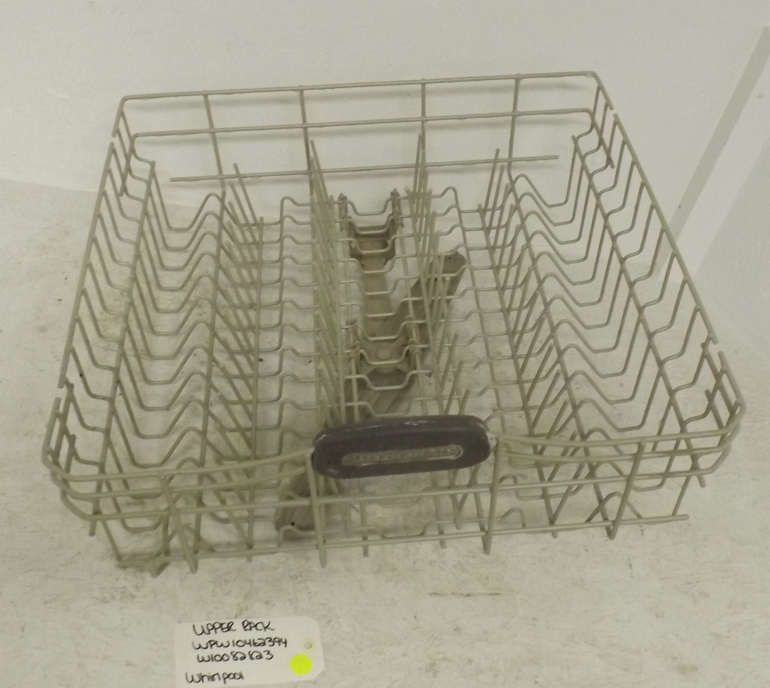 WHIRLPOOL DISHWASHER WPW10462394 W10082823 UPPER RACK (USED) WHIRLPOOL DISHWASHER WPW10462394 W10082823 UPPER RACK (USED)